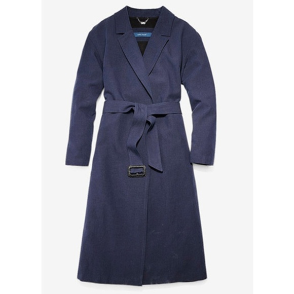 Cole Haan T10148 Women's Linen Wrap Maxi Coat NWT - Picture 1 of 6